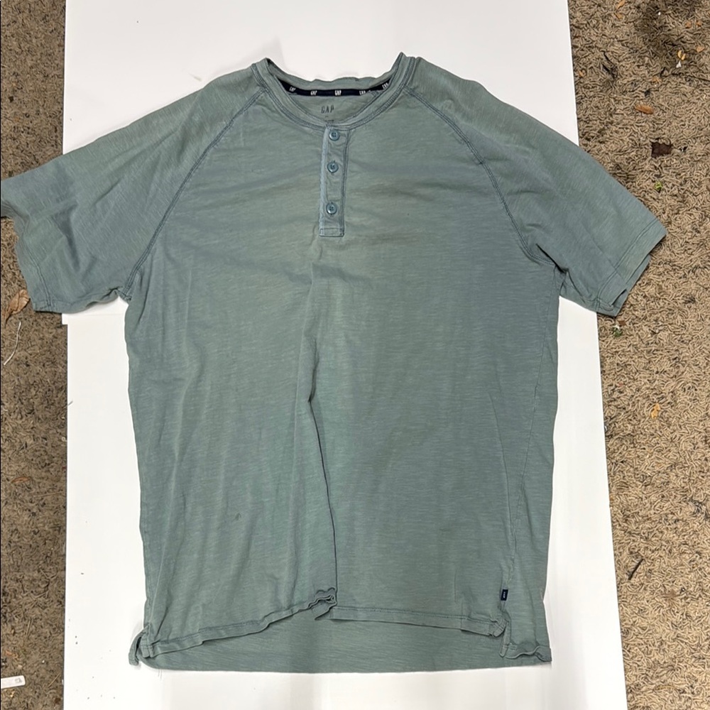GAP Green Short Sleeve Tee Casual Comfort